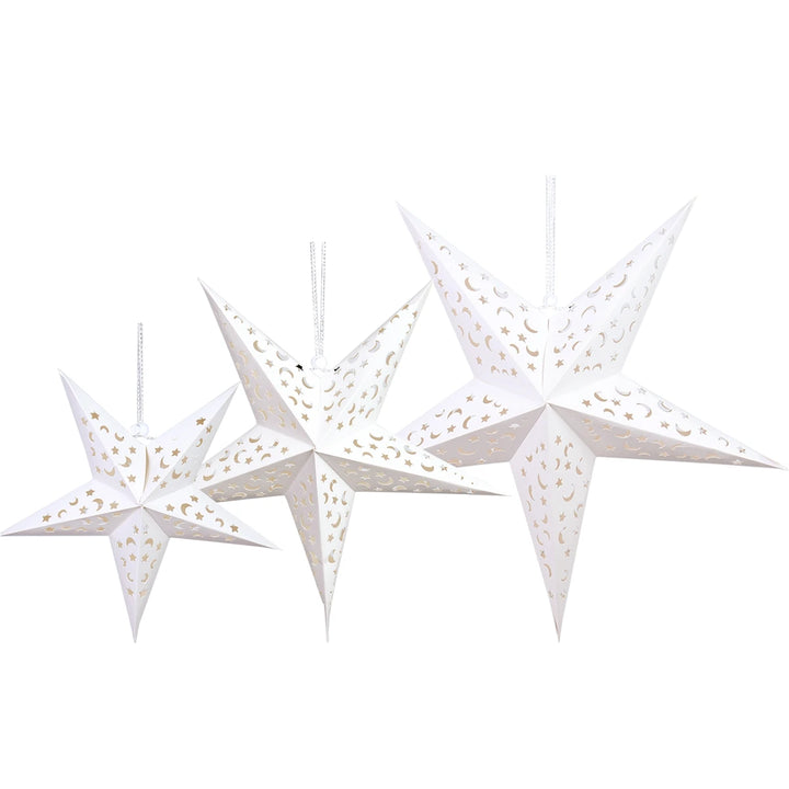 Eid Mubarak Hollow Star Hanging Home Decorations
