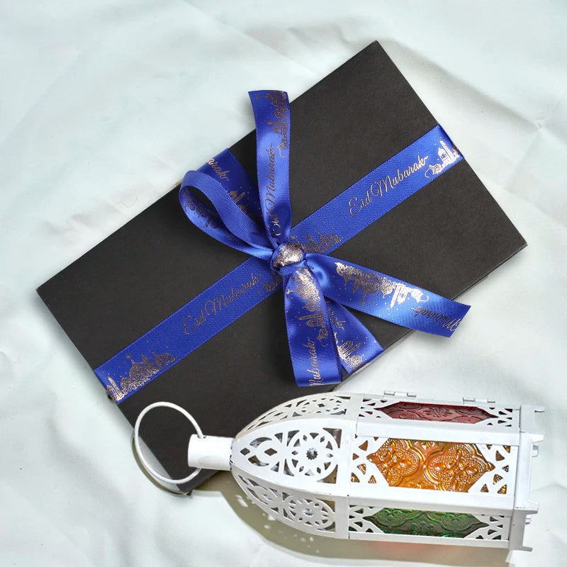 Printed Satin Ribbon Gift Wrap