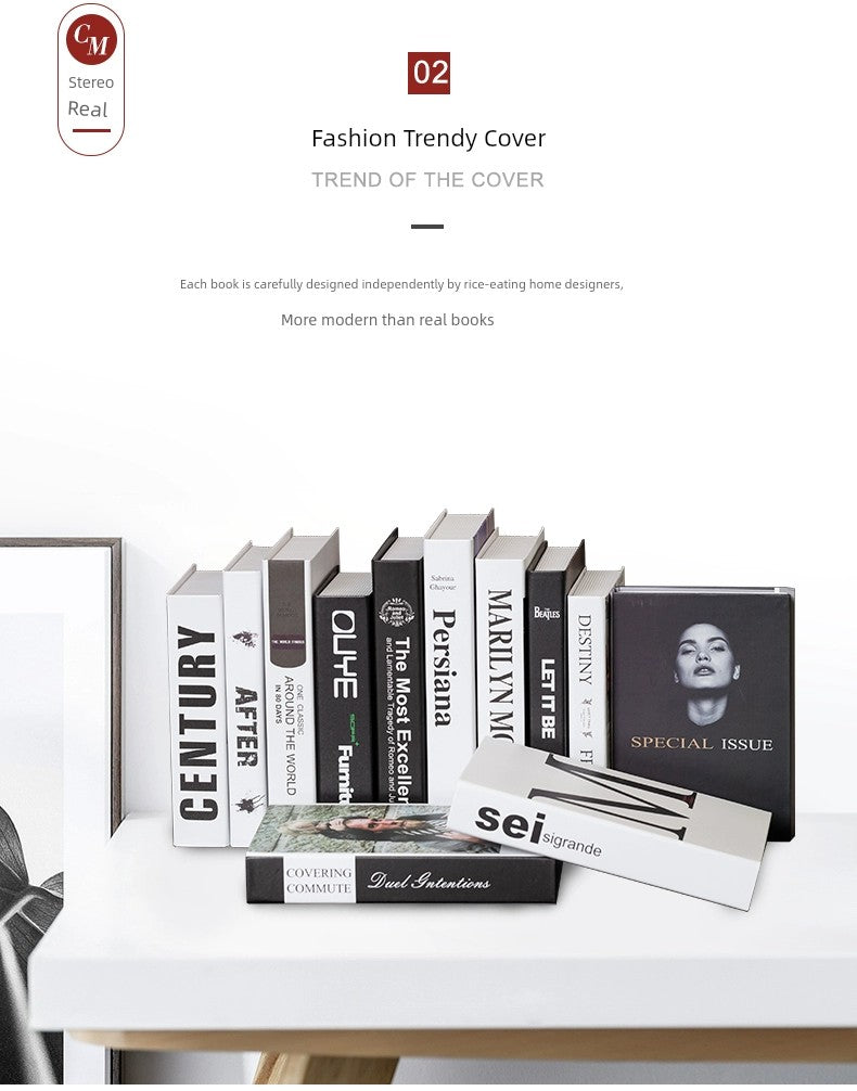 Accessible Luxury Decoration Photo Prop Books Decoration