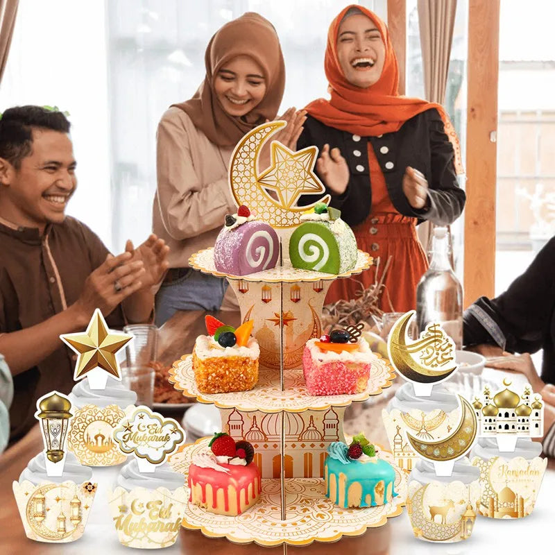 Eid Mubarak Cake Stand Holder