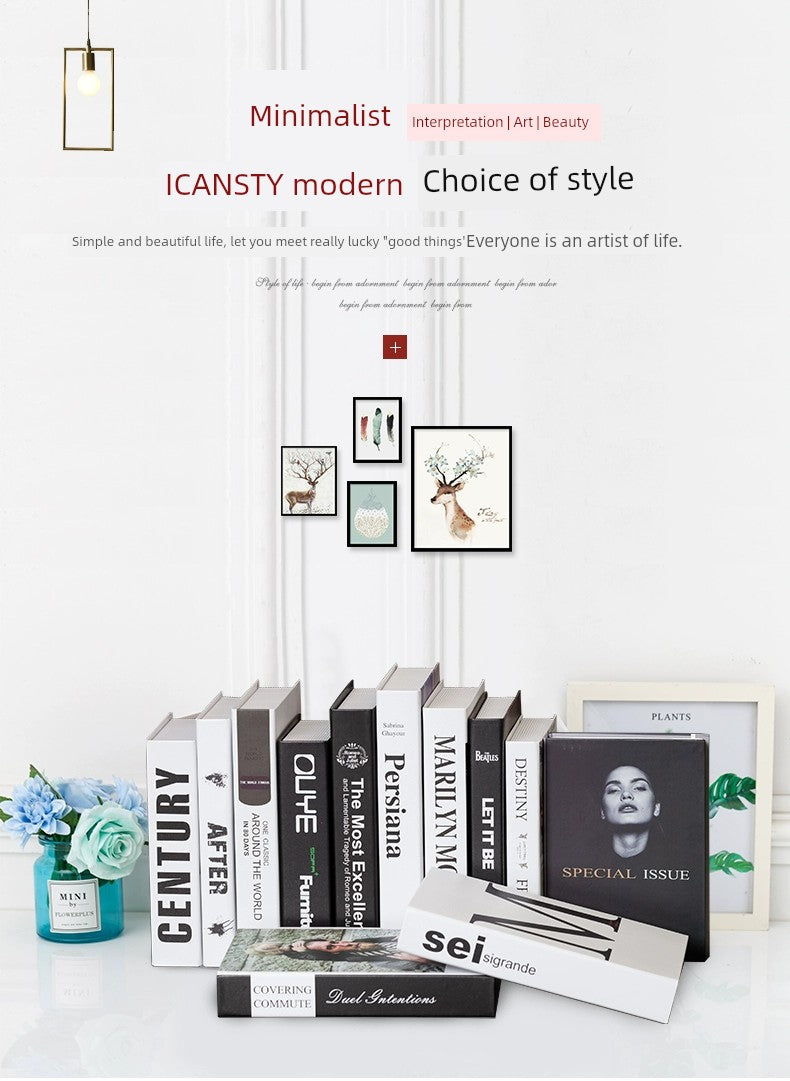 Accessible Luxury Decoration Photo Prop Books Decoration