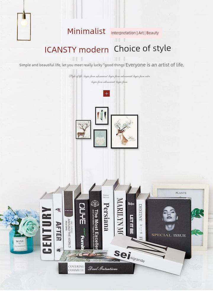 Accessible Luxury Decoration Photo Prop Books Decoration