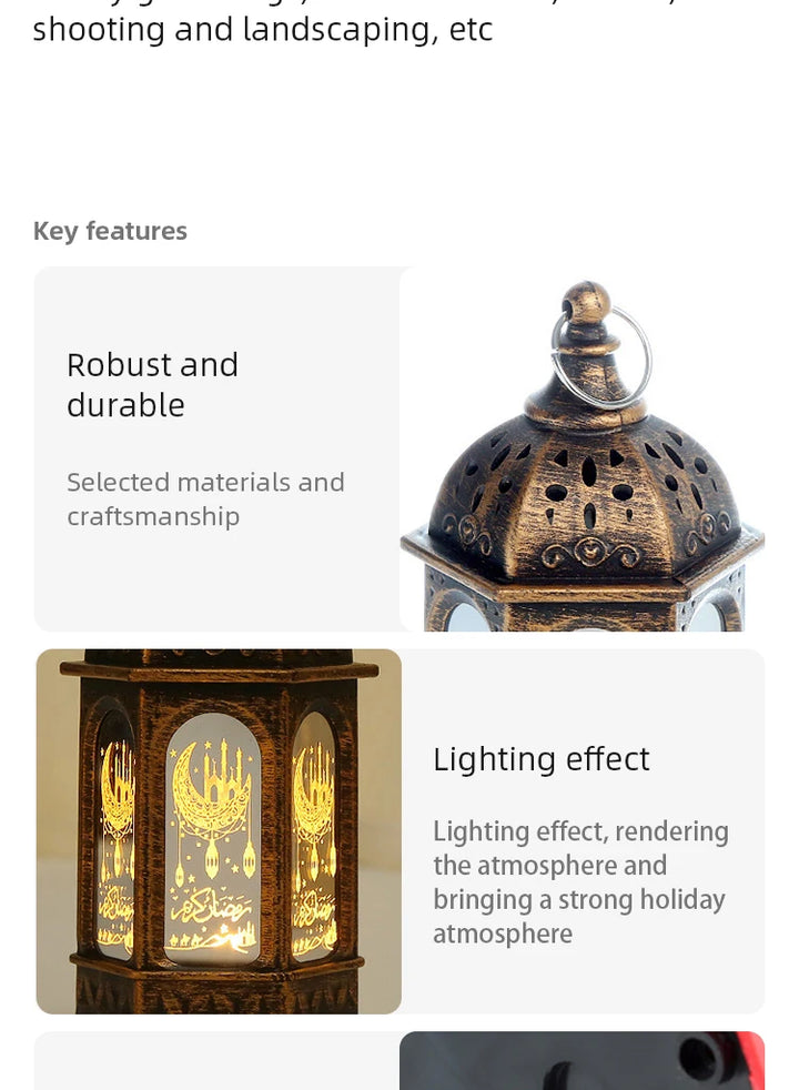 Wind Lantern Eid Decoration for Home