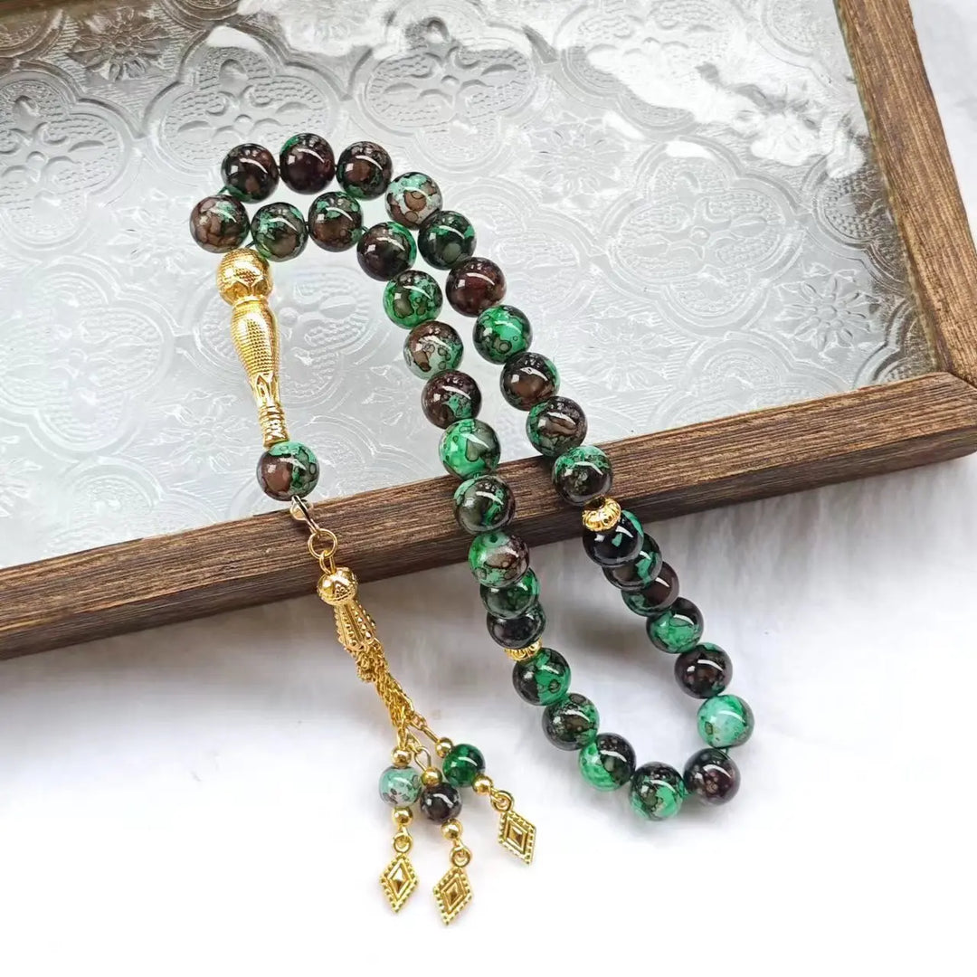 Glass Tassel Muslim Tasbeeh