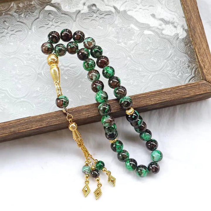 Glass Tassel Muslim Tasbeeh