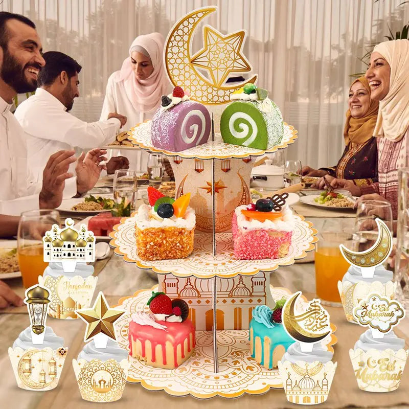 Eid Mubarak Cake Stand Holder