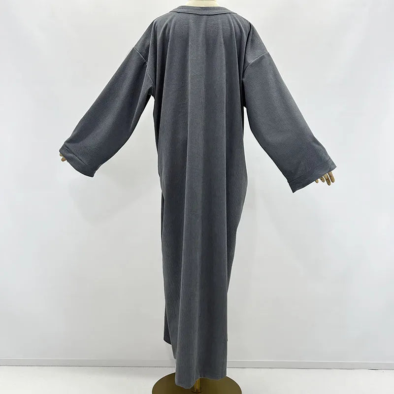 Muslim Women Long Sleeve Modest Dress