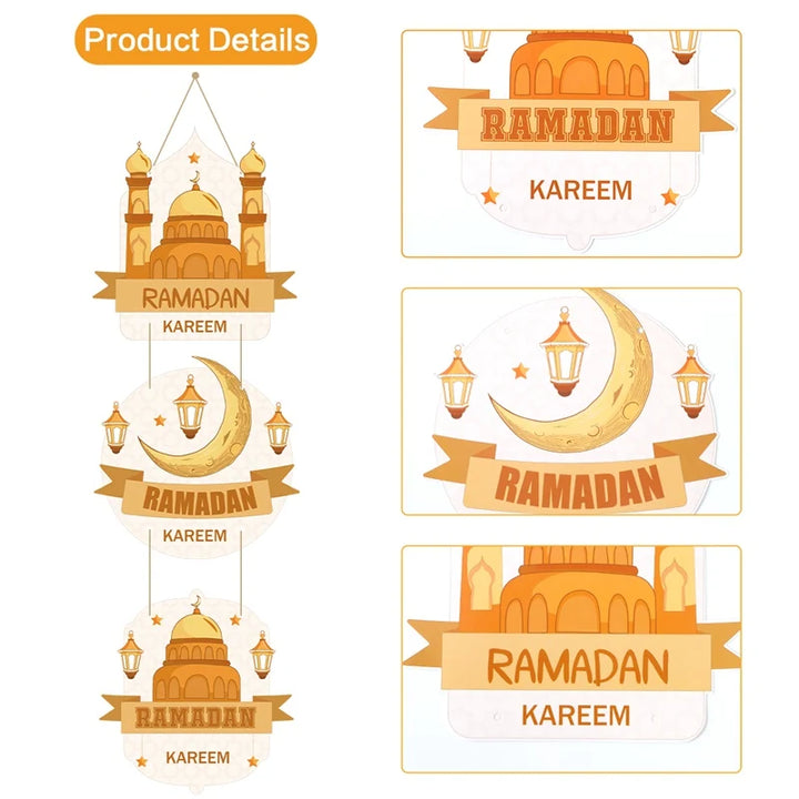 Eid Mubarak Door Hanging Flag