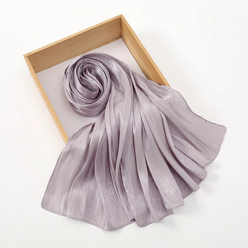 New Premium Silk Crinkle Hijab