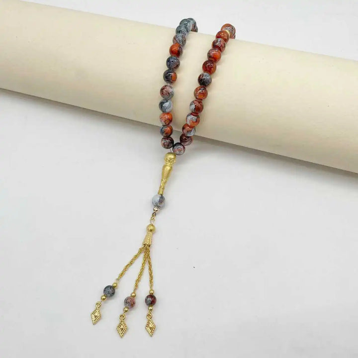 Glass Tassel Muslim Tasbeeh