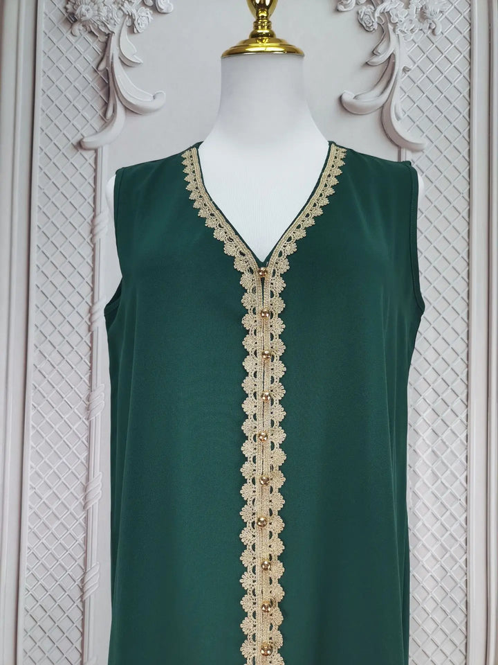 Muslim Women Party Embroidery Dresses