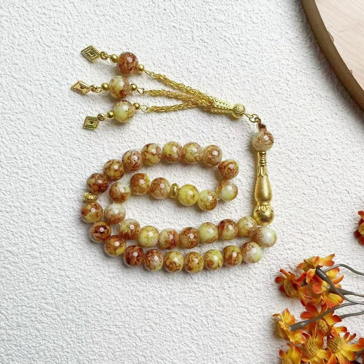 Glass Tassel Muslim Tasbeeh