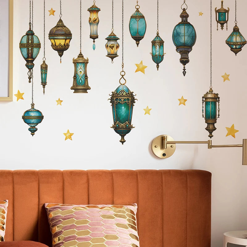 Muslim Islamic Window Sticker Decorations for Home