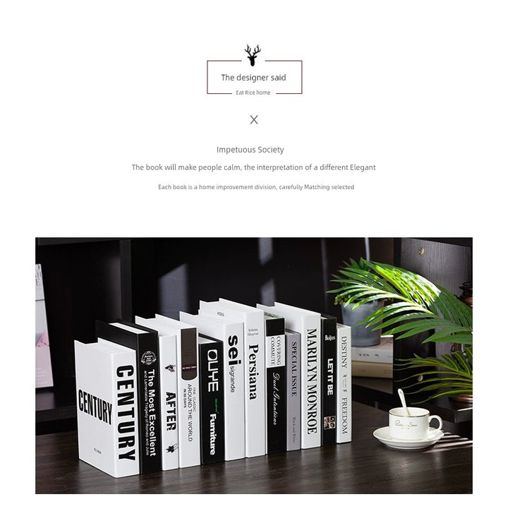 Accessible Luxury Decoration Photo Prop Books Decoration