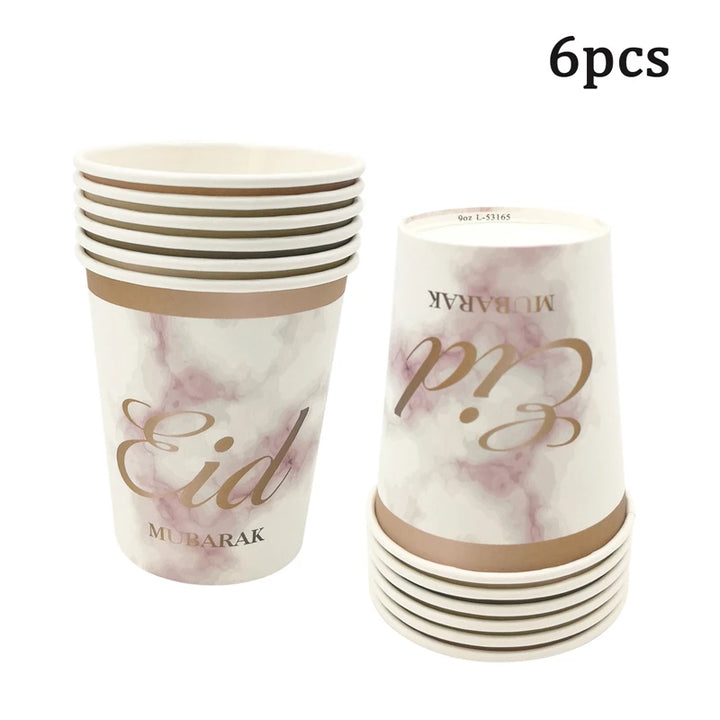Eid Mubarak Disposable Tableware