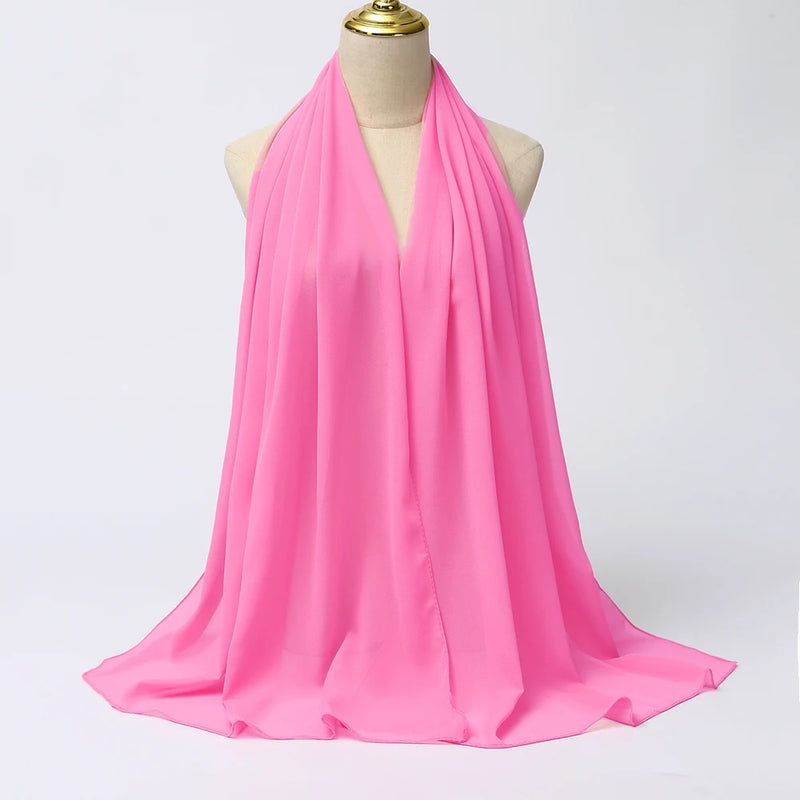 Muslim Chiffon Hijab Scarf for Women