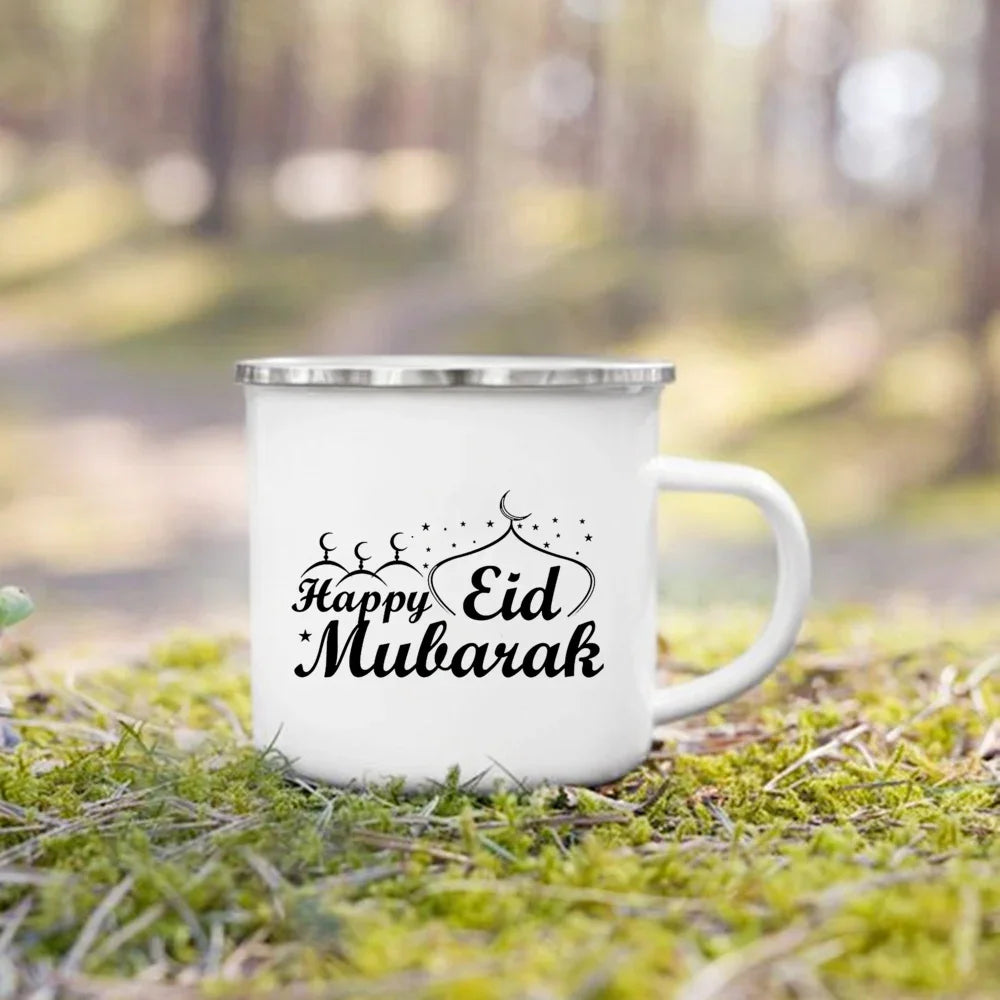 Eid Mubarak Print Coffee Cup