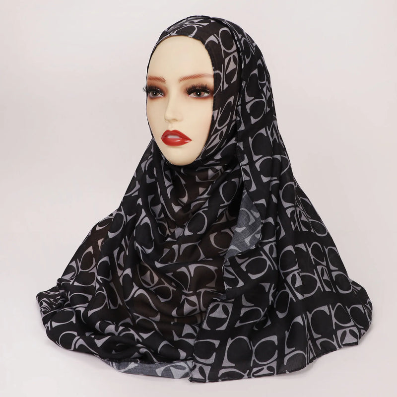 Leopard Print Ramadan Hijab for Women