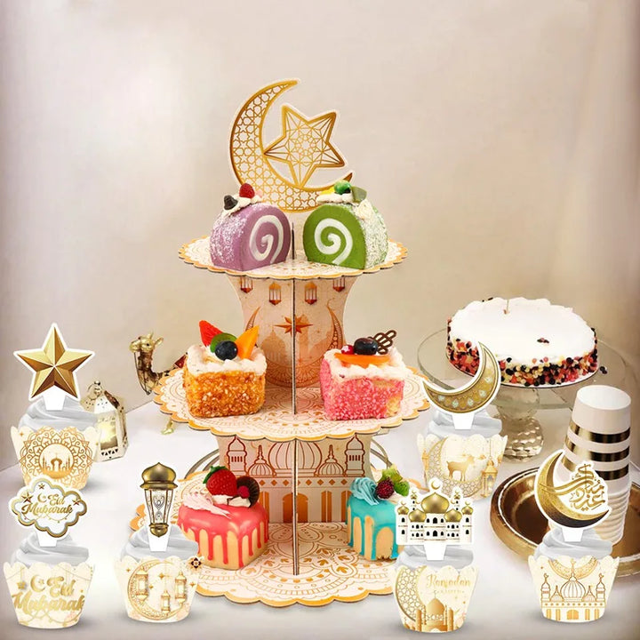 Eid Mubarak Cake Stand Holder