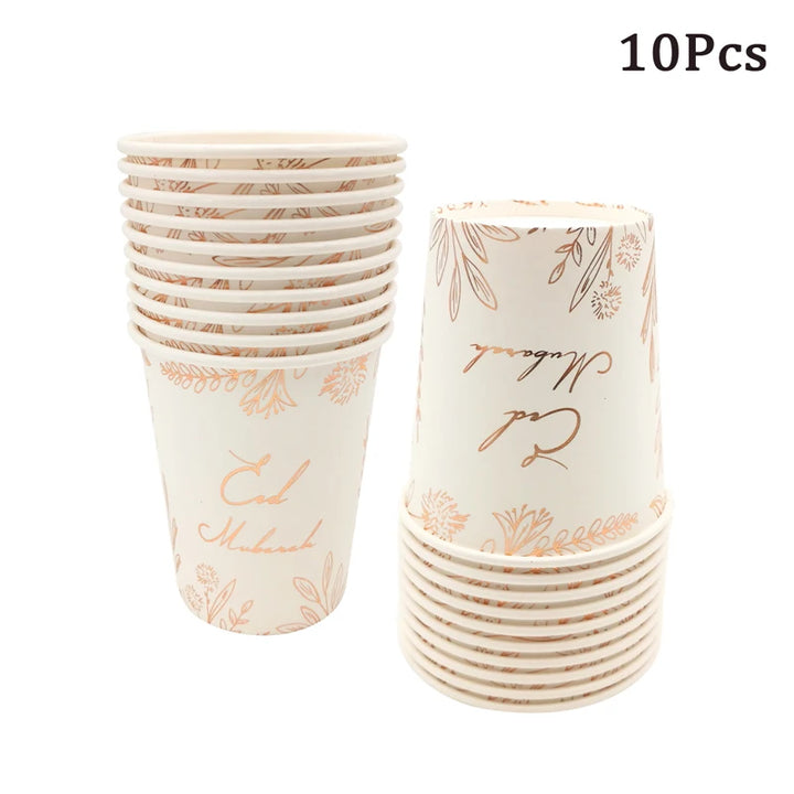 Eid Mubarak Disposable Tableware