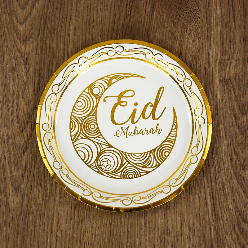 Eid Mubarak Disposable Tableware