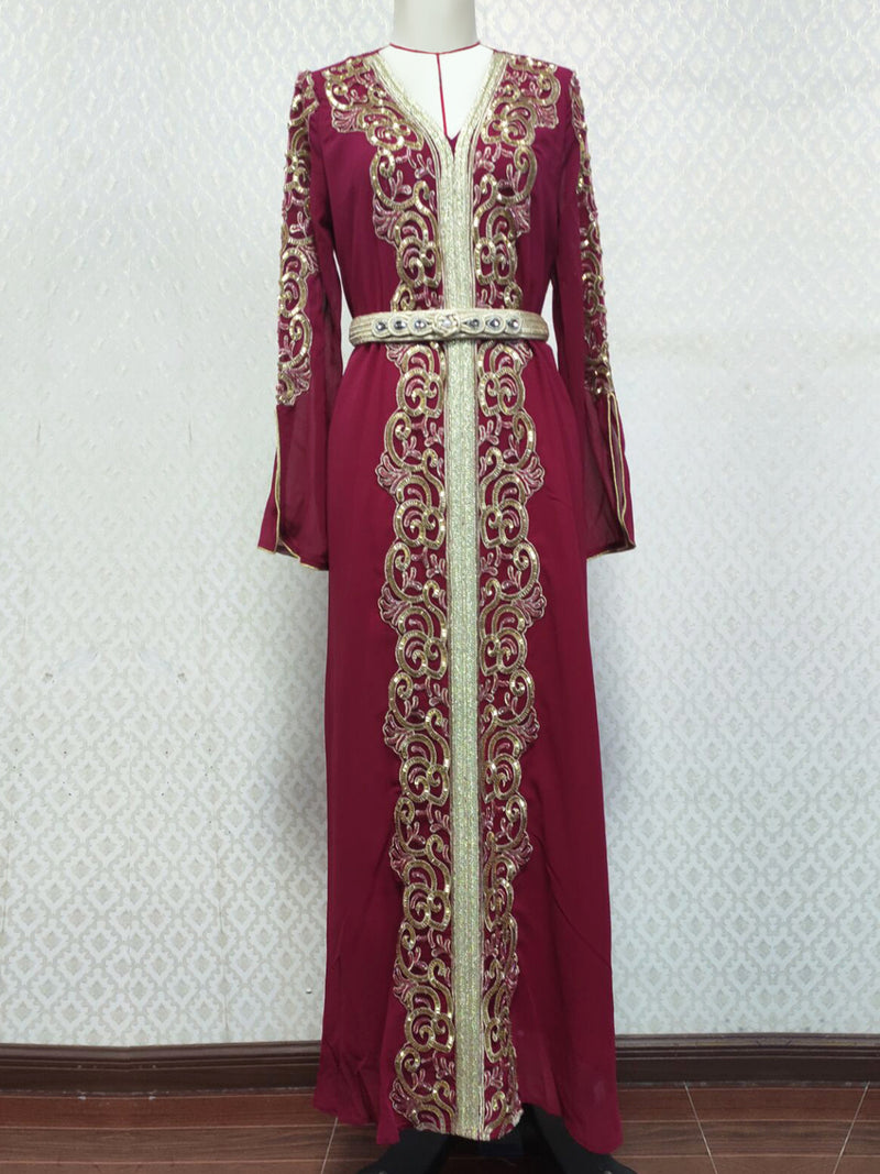 Muslim Embroidery Abaya for Woman