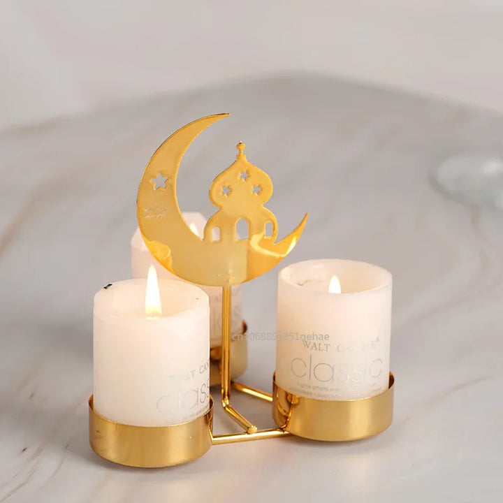 Eid Mubarak Candle Holder for Home Decoration