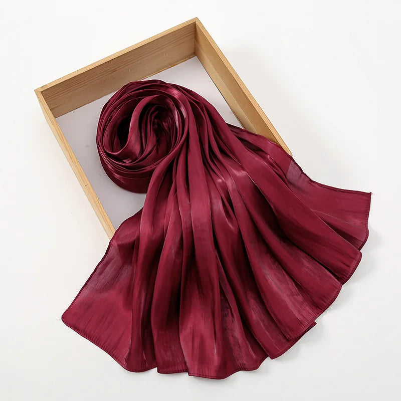 New Premium Silk Crinkle Hijab