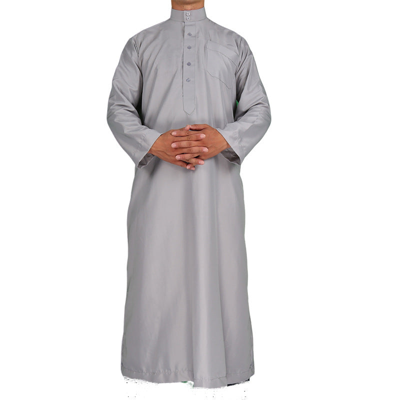 Grey Color Long Thobe