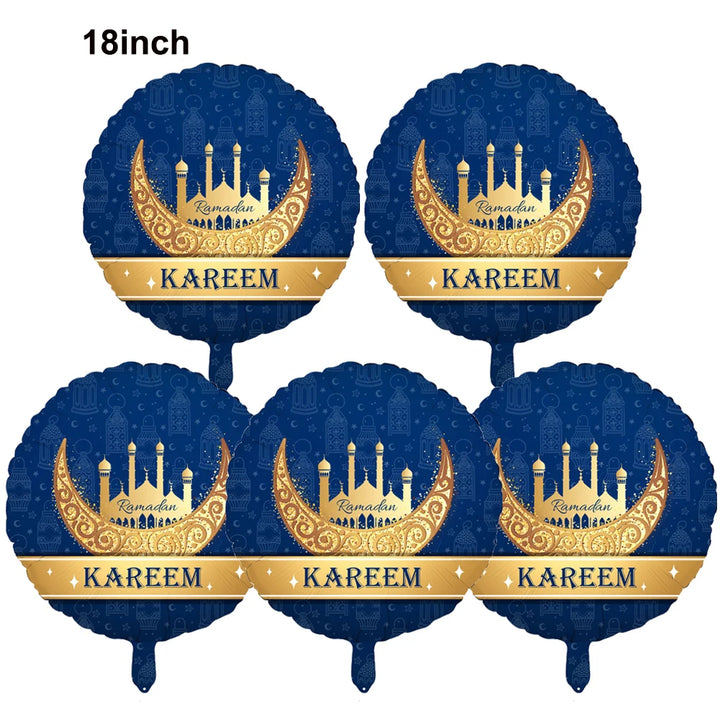 Eid Mubarak Letter Balloons