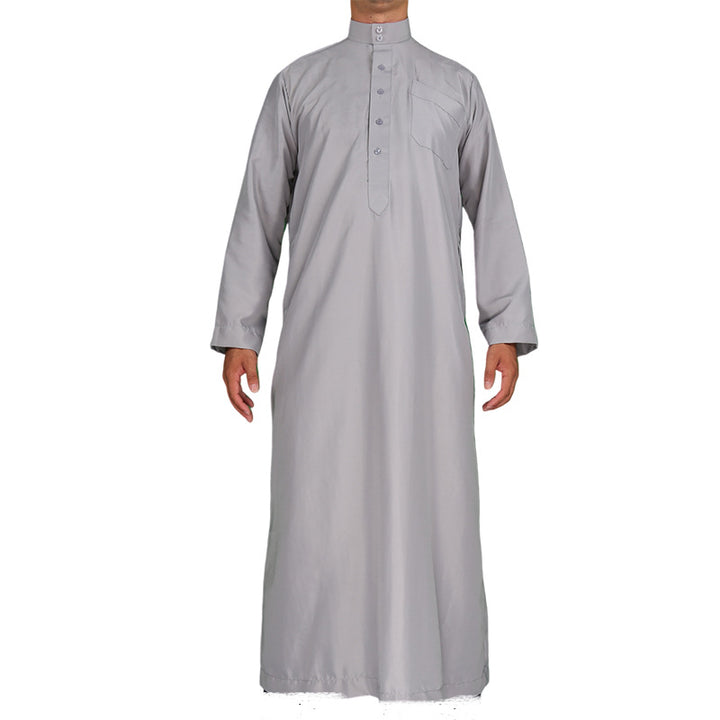Grey Color Long Thobe