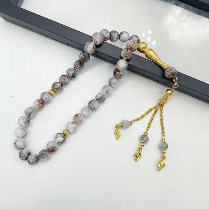 Glass Tassel Muslim Tasbeeh