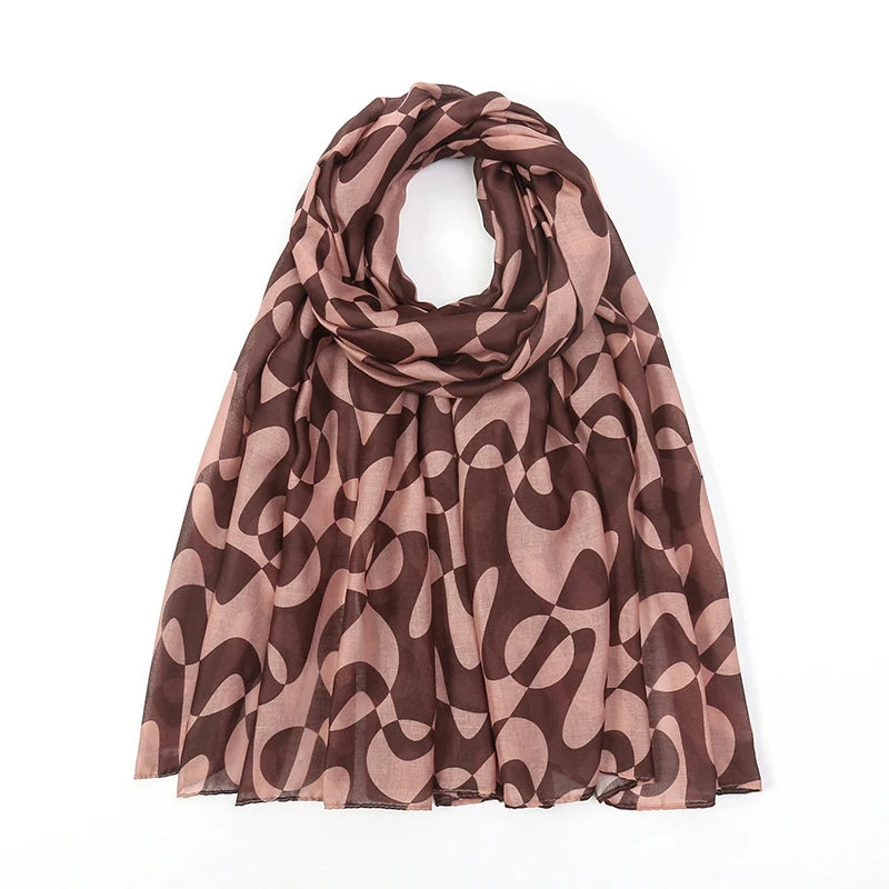 Leopard Print Ramadan Hijab for Women