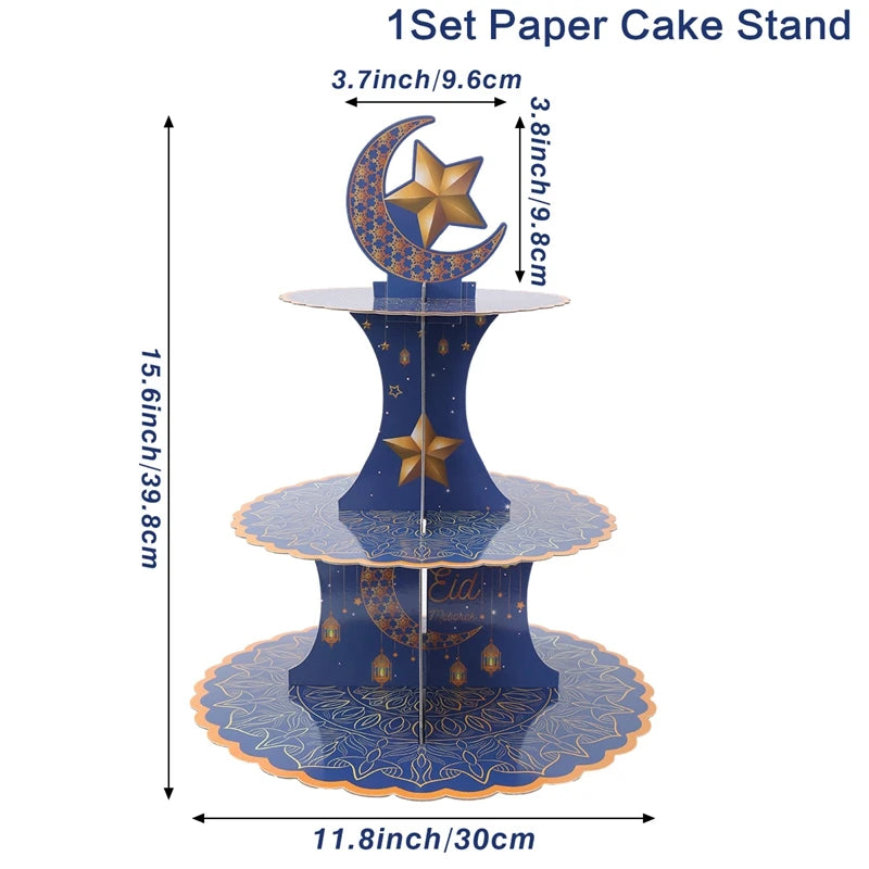 Eid Mubarak Cake Stand Holder