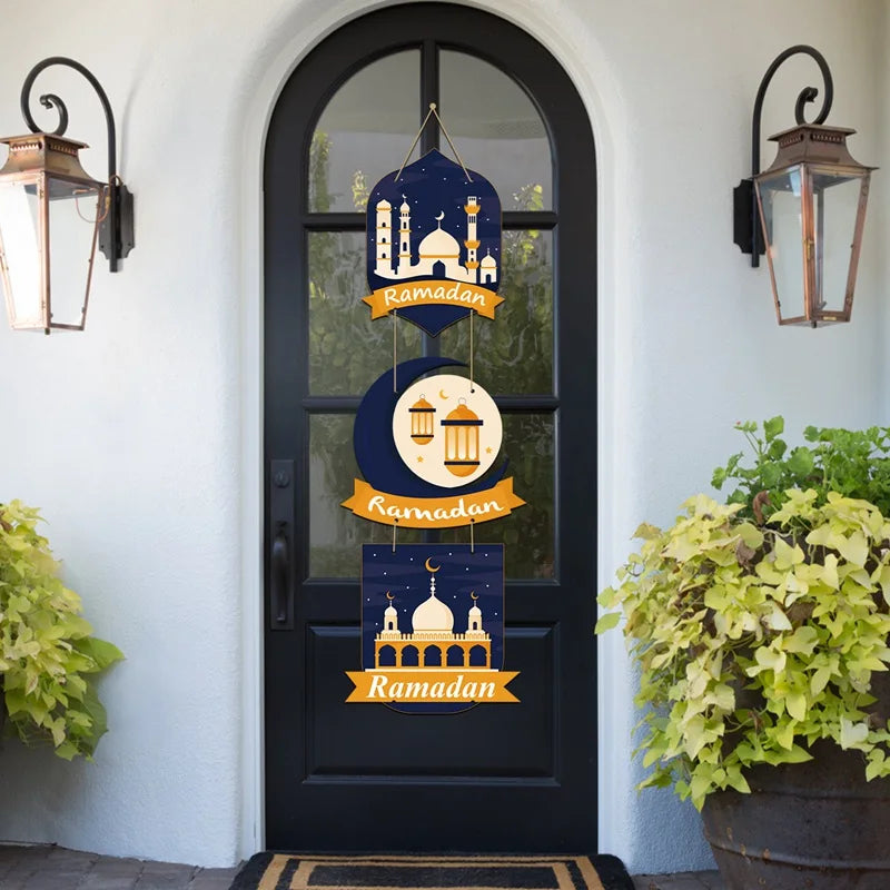 Eid Mubarak Door Hanging Flag