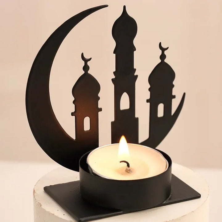 Eid Mubarak Candle Holder for Home Decoration