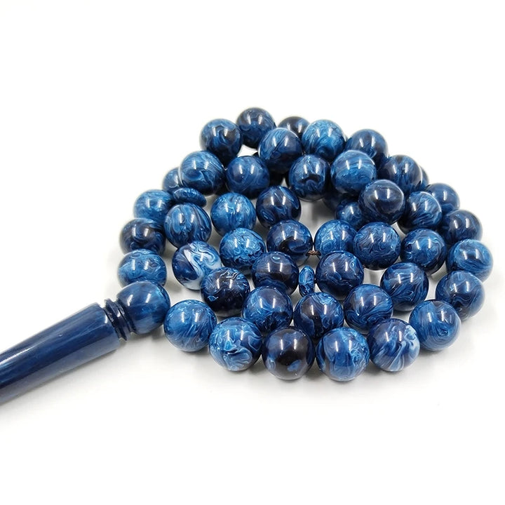 Blue Resin Islamic Tasbih