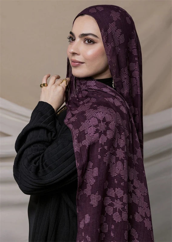 Leopard Print Ramadan Hijab for Women