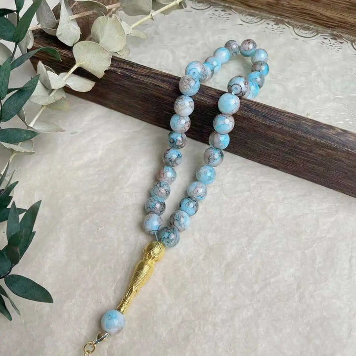 Glass Tassel Muslim Tasbeeh