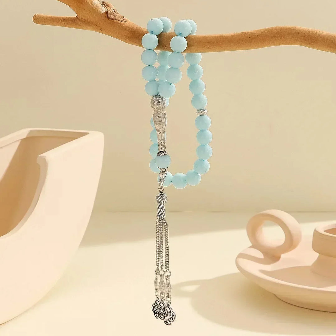 Glass Tassel Muslim Tasbeeh