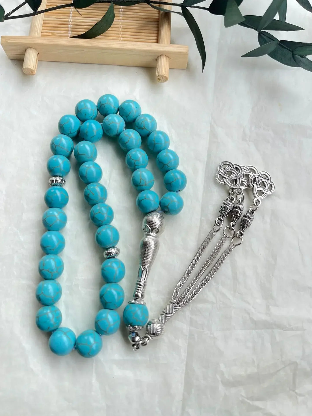 Glass Tassel Muslim Tasbeeh