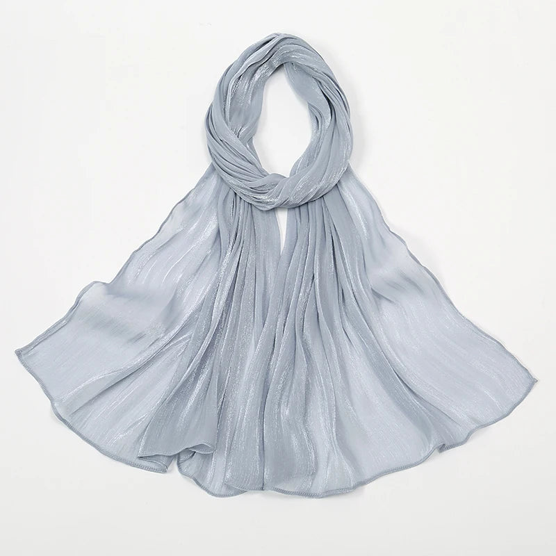 New Premium Silk Crinkle Hijab
