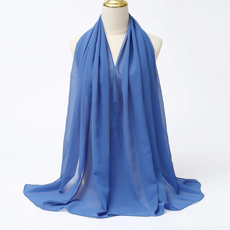 Muslim Chiffon Hijab Scarf for Women