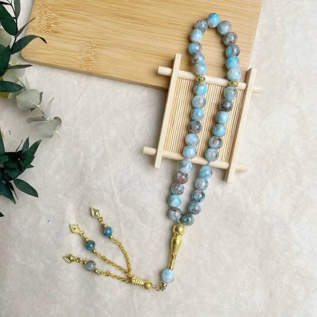 Glass Tassel Muslim Tasbeeh