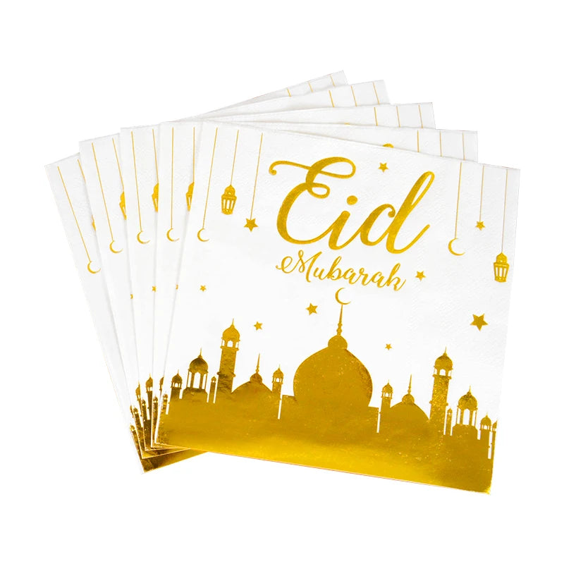 Eid Mubarak Disposable Tableware