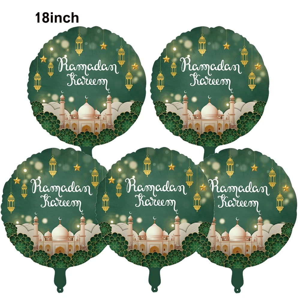 Eid Mubarak Letter Balloons