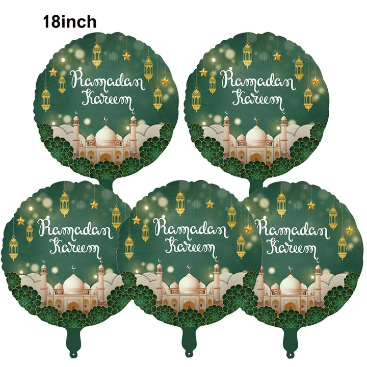 Eid Mubarak Letter Balloons