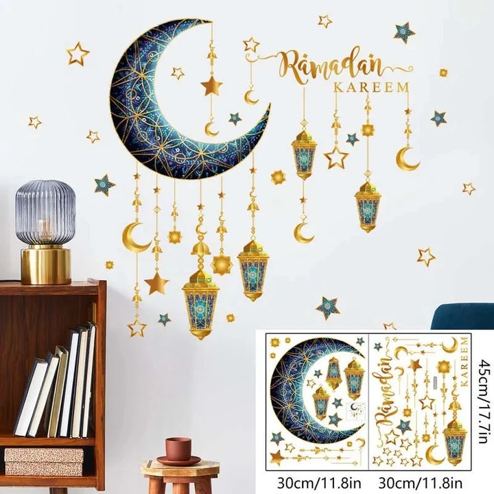 Muslim Islamic Window Sticker Decorations for Home