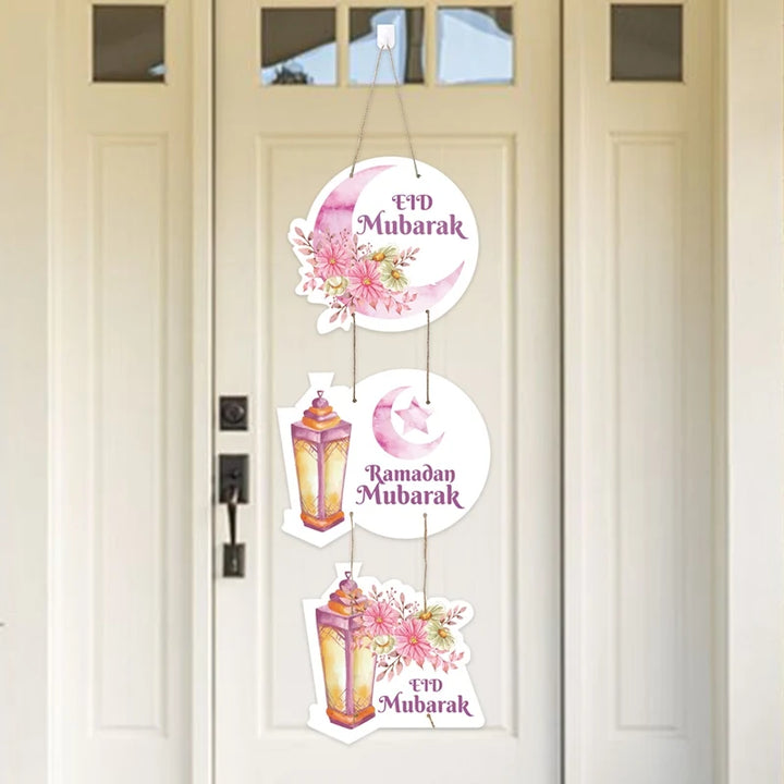 Eid Mubarak Door Hanging Flag