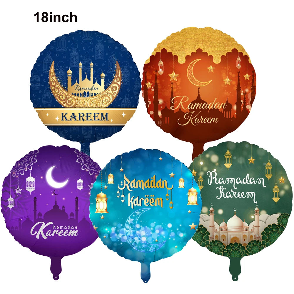 Eid Mubarak Letter Balloons
